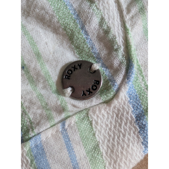 Roxy Women’s Impossible Love Shorts Size S Beach Surf Striped - Picture 5 of 9